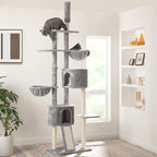 Scratching Post - Från golv till tak - ljusgrå