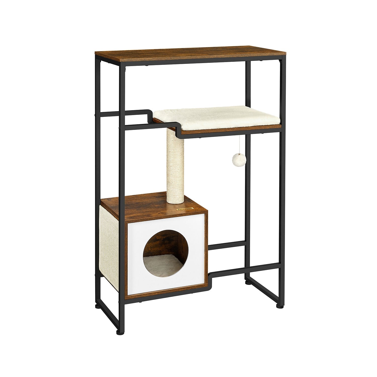 Scratching Post - 2 -in -1 möbler - med hyllan - brun