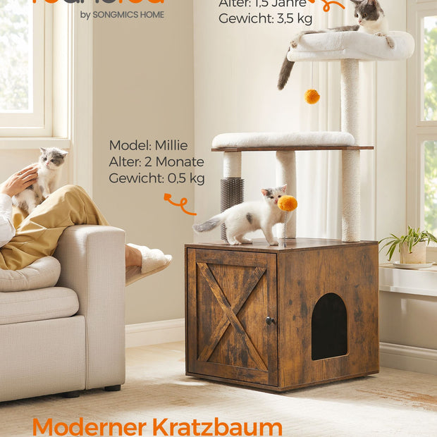 Scratching Post - Washable Pillows - Vintage Brown