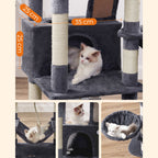 Scratching Post - 168 cm - 2 grottor