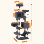 Scratching Post - 168 cm - 2 grottor