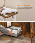 Skrapning efter 170 cm hög med vintage Brown Cat Bakery