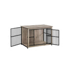 Hundbur - Dog Sleep Cage - Hundbur - med 2 dörrar - Brown