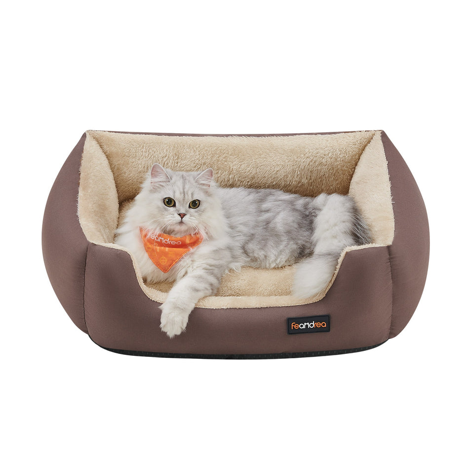 Hondenmand - 60 x 50 cm - Oxford Stof - Wasbaar - Licht Kaki