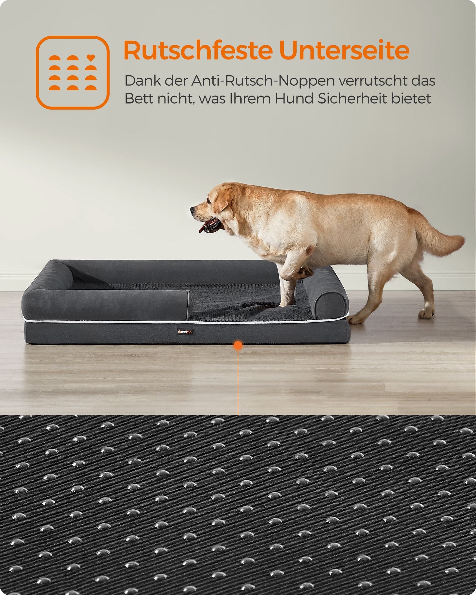 Ortopedisk hundbädd - hundkudde med mjuk fyllning