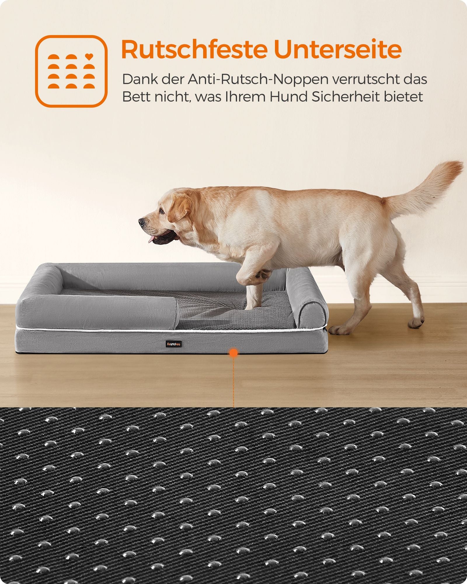 Ortopedisk hundbädd - hundkudde - mjuk fyllning - Dogsofa