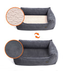 Ortopedisk hundbädd - 110 x 80 x 26 cm - svart
