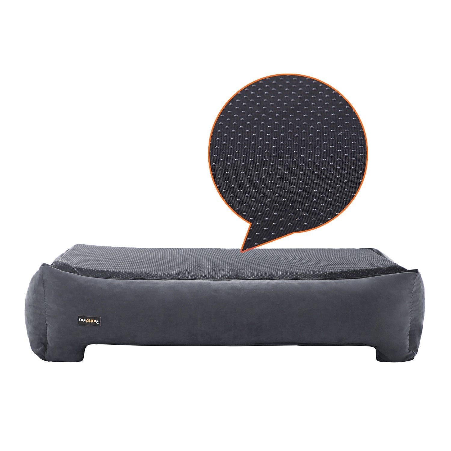 Ortopedisk hundbädd - 110 x 80 x 26 cm - svart
