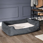 Ortopedisk hundbädd - 110 x 80 x 26 cm - svart