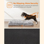 Hundbädd - hundkudde - Downy Dog Mat - Ljusgrå