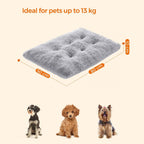 Hundbädd - hundkudde - Downy Dog Mat - Ljusgrå