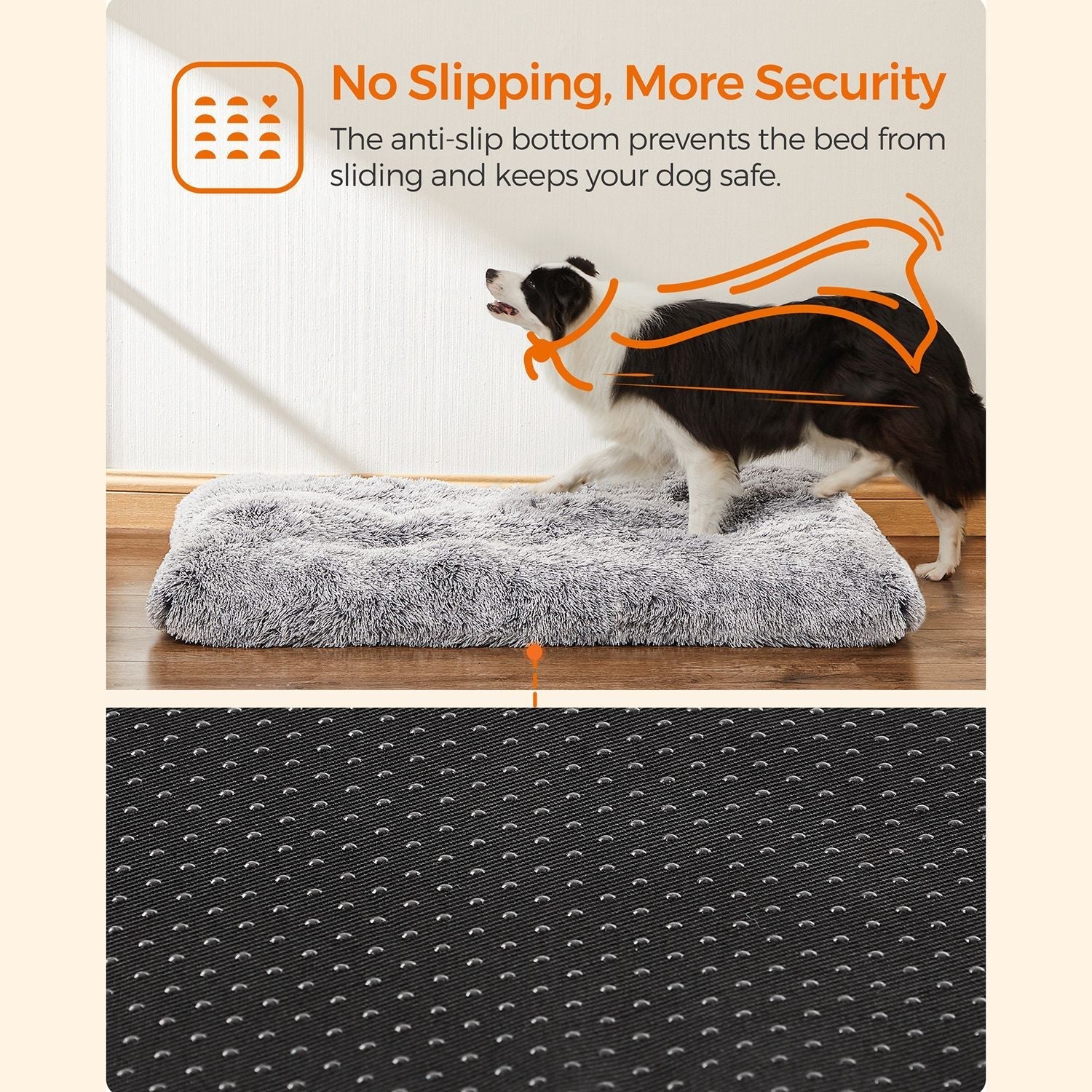 Hundbädd - Downy Dog Cushion - ljusgrå