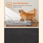 Hundbädd - Downy Dog Mat - 122 x 74 cm - Ljusgrå