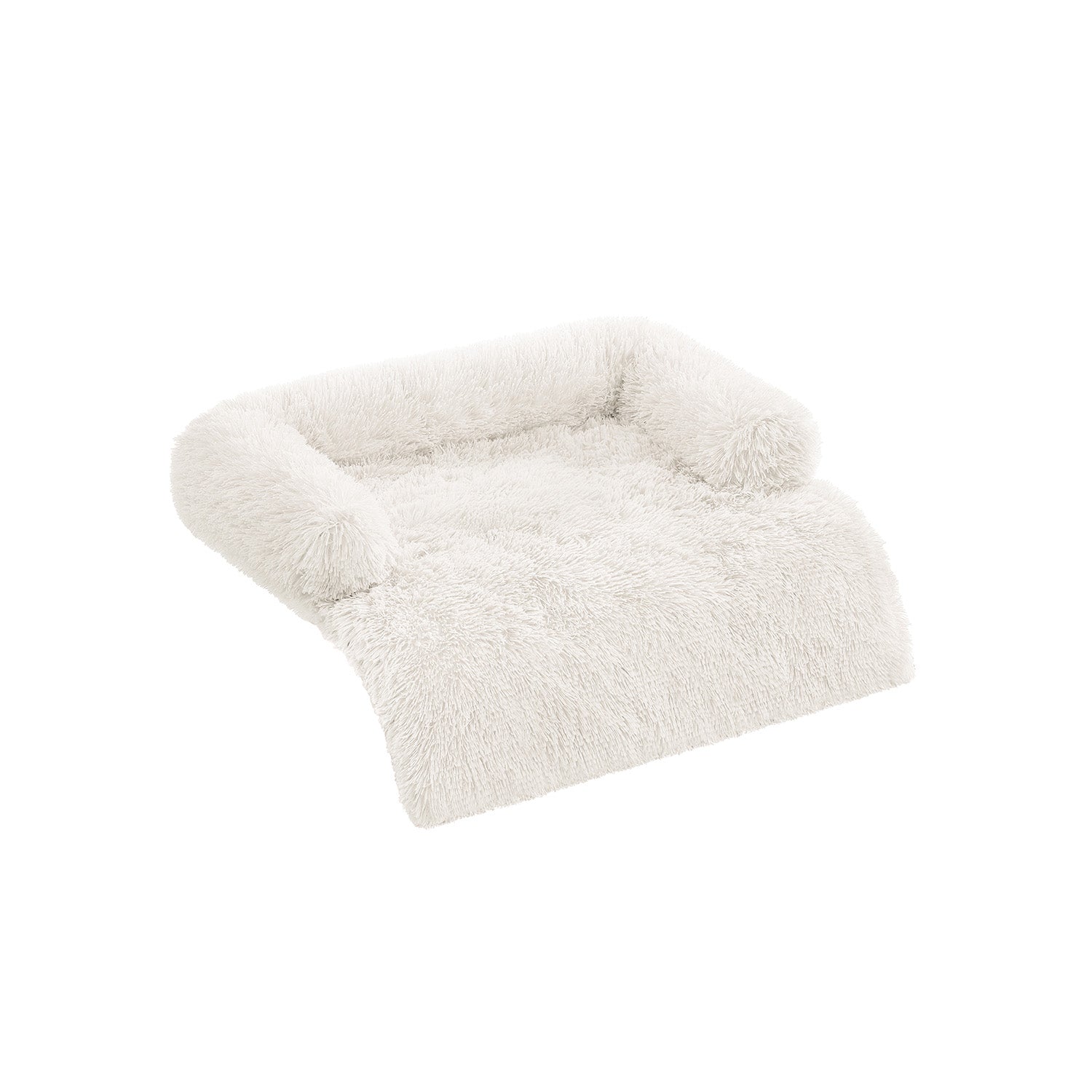 Hundkorg - varm & mysig - 95 × 85 × 16 cm - Wolkwit