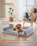 Hundkuddstorlek xxl avtagbar och tvättbar ombré grå