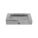 Ortopedisk hundbädd med plyschtäcke 91 x 68 x 16 cm