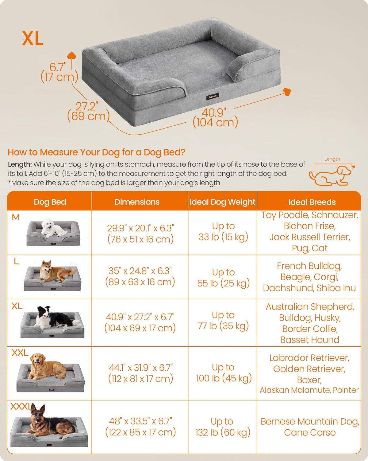 Dog Bed - Soft and Comfortable