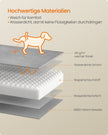 Orthopedisch Hondenbed - 104 x 69 cm - Verhoogde Rand - Wasbare Hoes - Duifgrijs