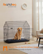 Hundbur – Vikbar – Dubbeldörr – För stora hundar