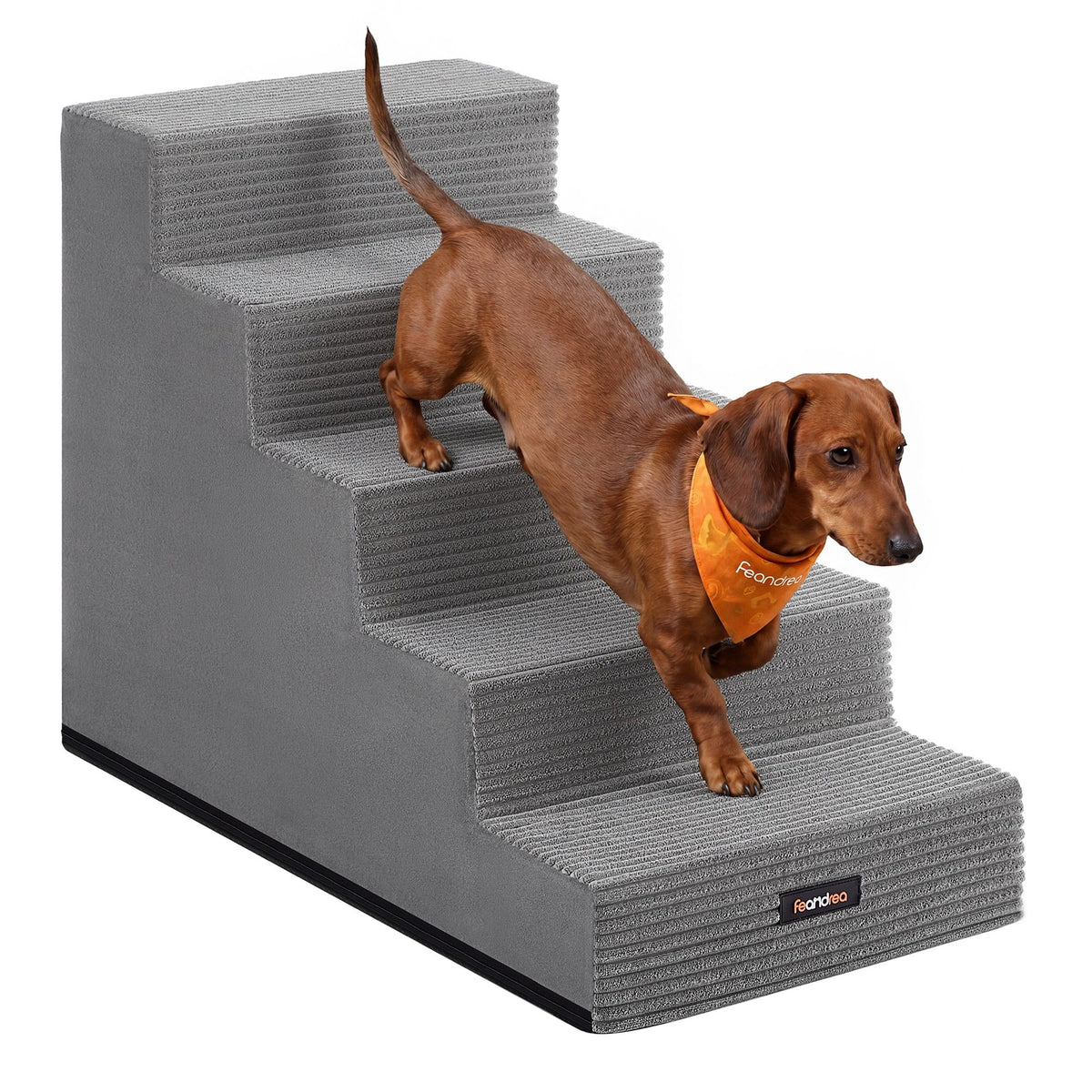 Hondentrap - Met Antislip Treden - Voor Kleine Honden - Grijs - 76 x 40 x 57 cm