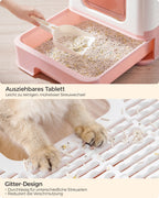 Kullbox-med lock och scoop-rymlig-vit-pastel rosa