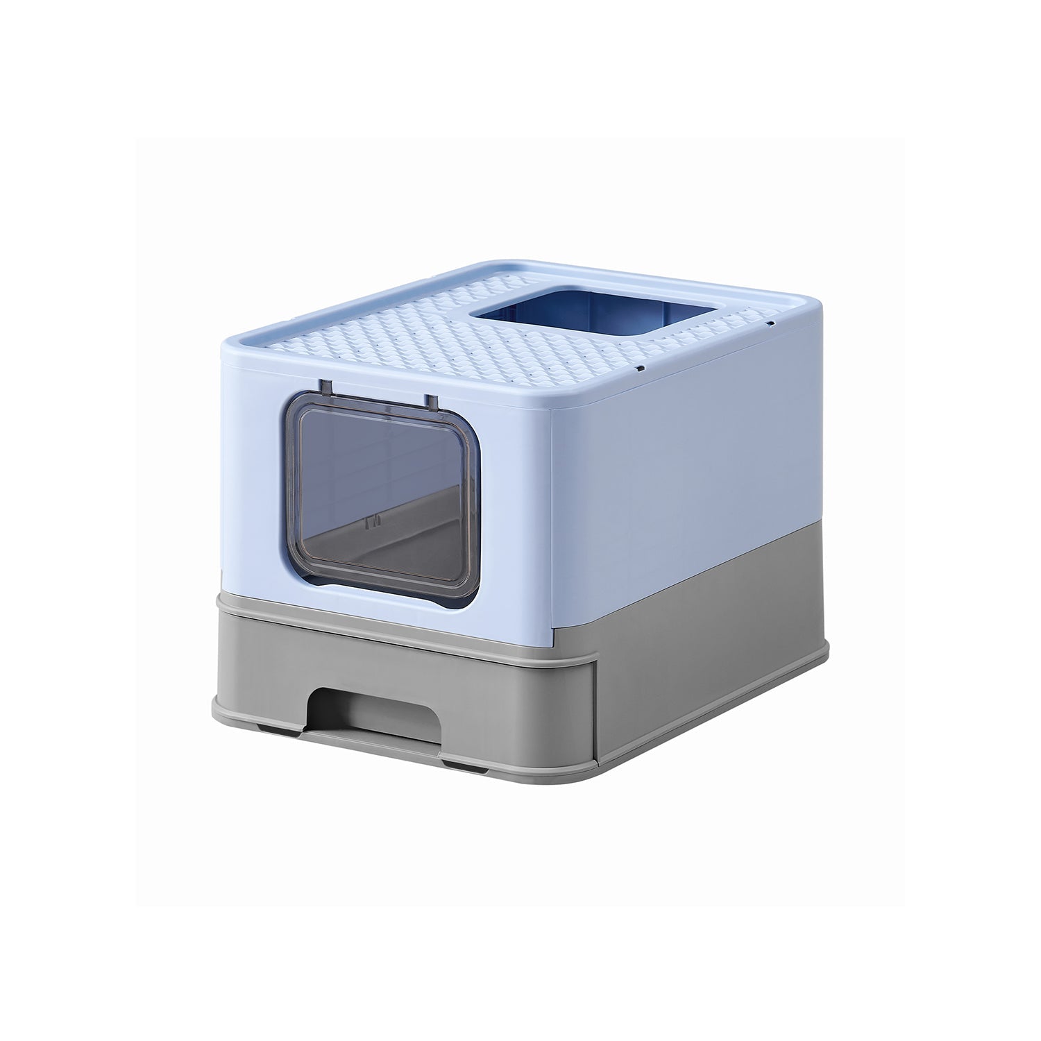 Kulllåda - med lock - varm grå