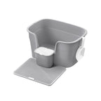 Hög sidoväggskull, duvagrå