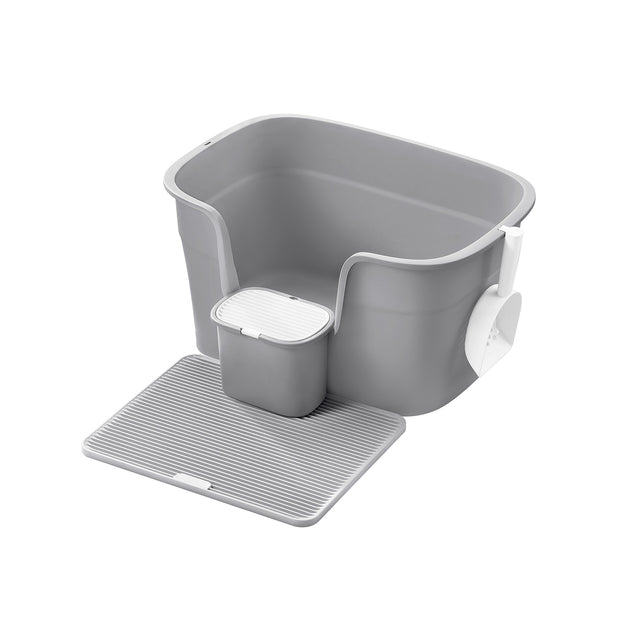 Kattlåda – Höga sidoväggar – Dove Grey