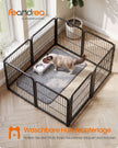 Wasbare Puppy Trainingsmatten – Set van 2 – Waterdicht en Antislip – 90 x 60 cm – Grijs