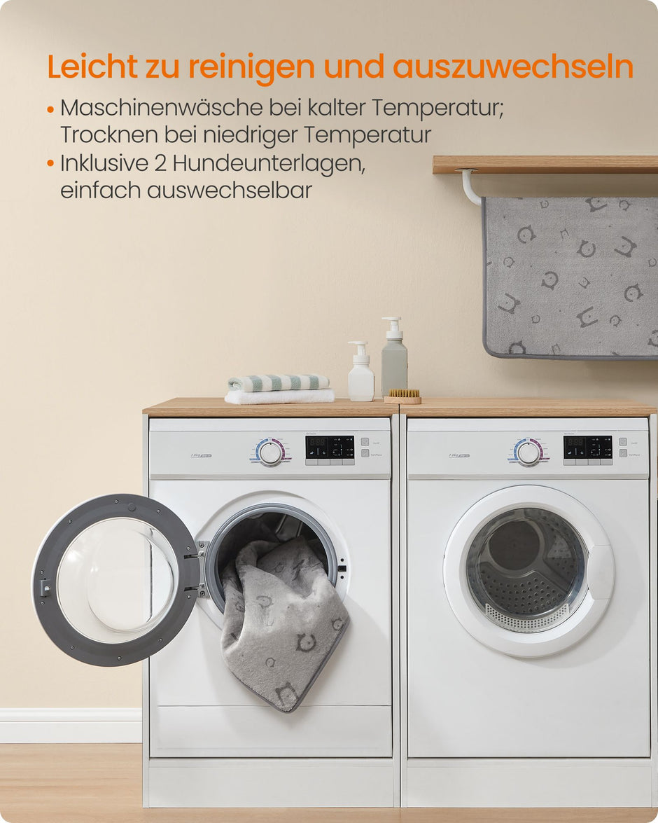 Wasbare Puppy Trainingsmatten – Set van 2 – Waterdicht en Antislip – 90 x 60 cm – Grijs