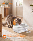 Kattenfontein - 4,5 Liter - Fluisterstil - 12 Filters - Wit