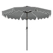 Parasoll – med solcellsljus, vindtålig ribbor – 270 cm 8