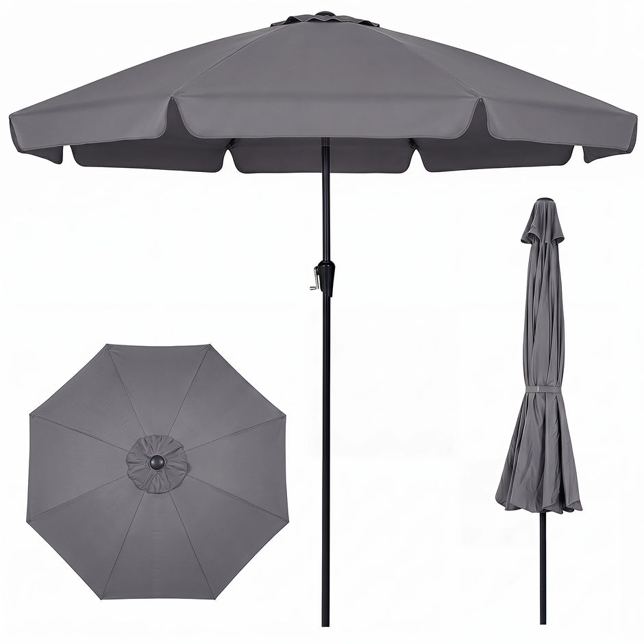Parasoll – med vev och 30° vinkling – 286 cm