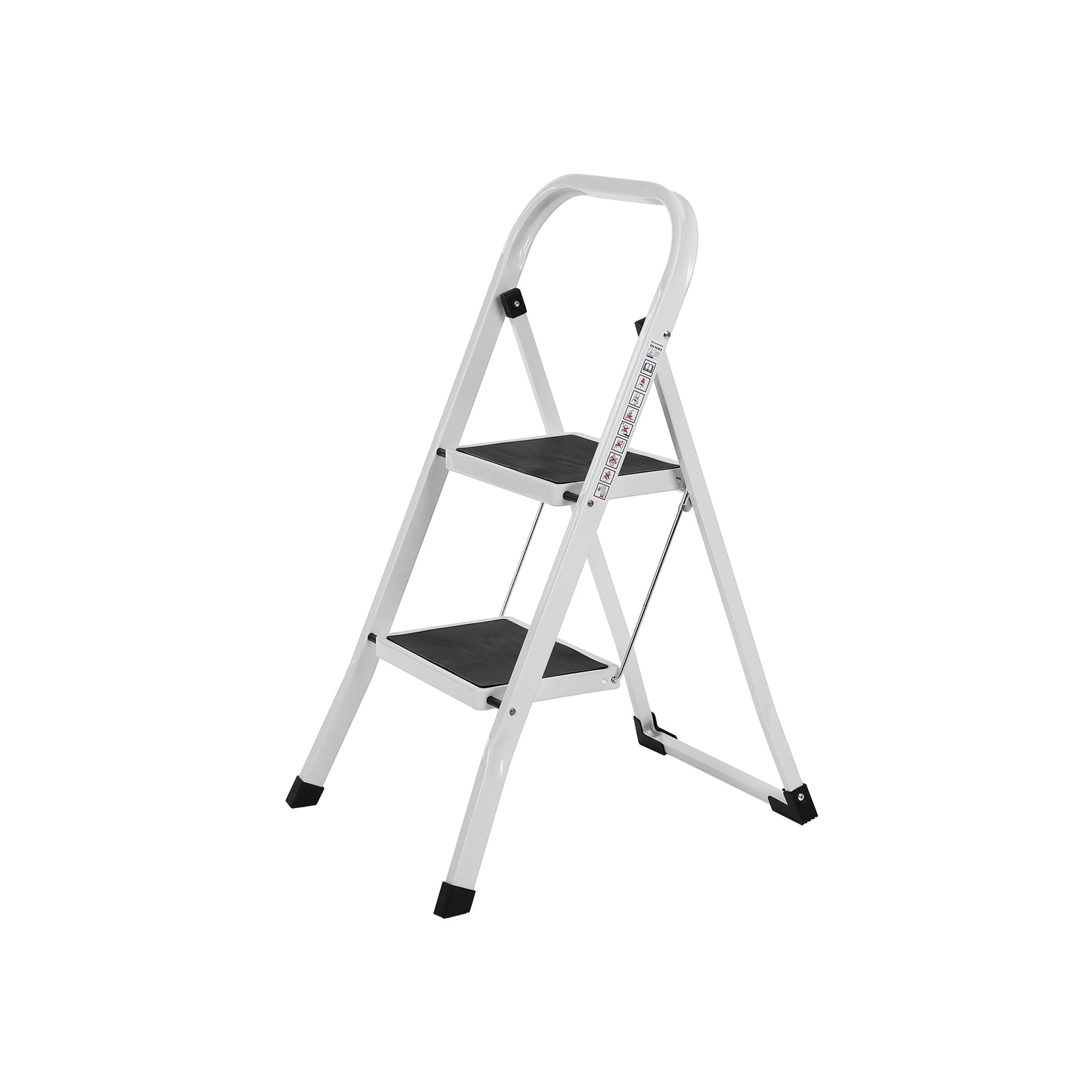 Stairladder - 2 steg - stegpall - metall