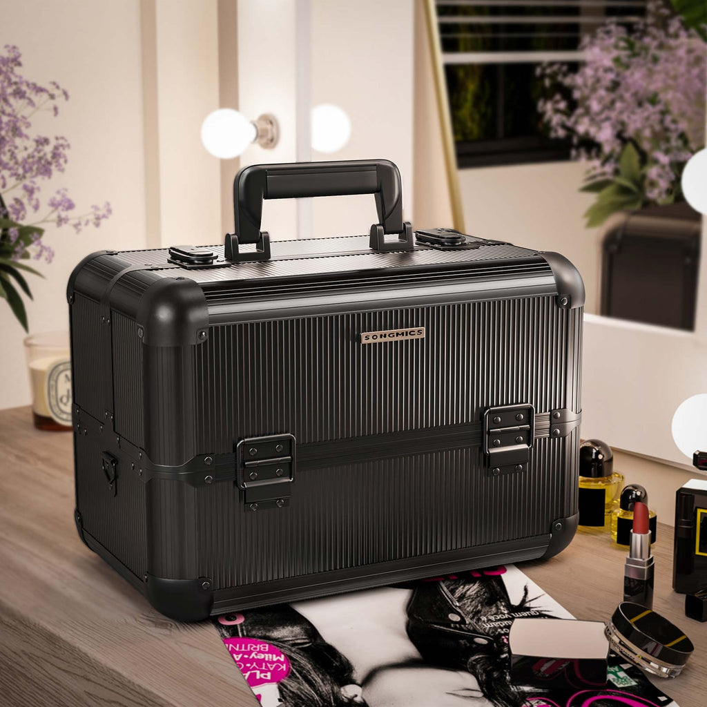Make-up case-professional-svart