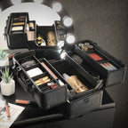 Make-up case-professional-svart