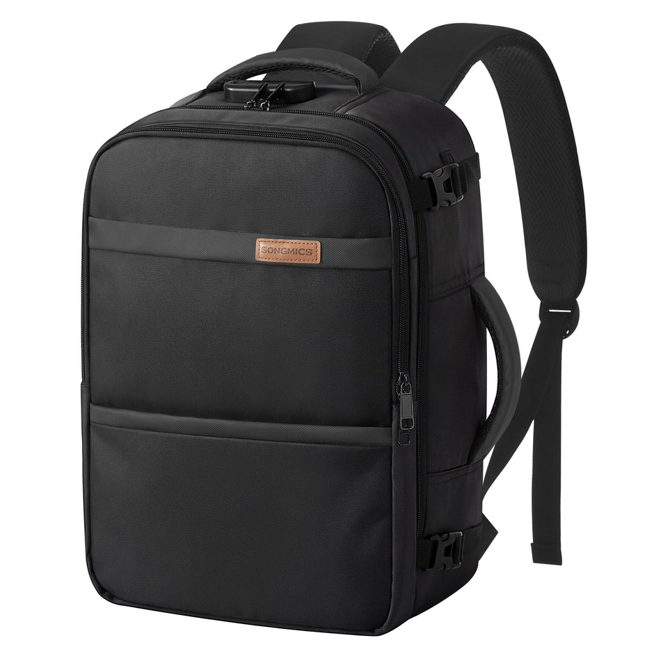 Handbagage Rugzak – 20 L – Laptopvak 14 Inch – Cijferslot – Zwart