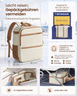 Handbagage Rugzak – 24 L – Laptopvak 17,3 Inch – Cijferslot – Wit