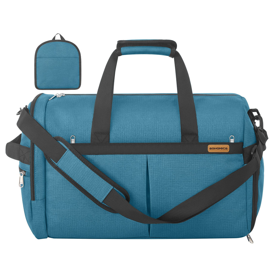 Opvouwbare Sporttas 50 L – Met Schoenenvak en Natvak – Weekendtas – Blauw