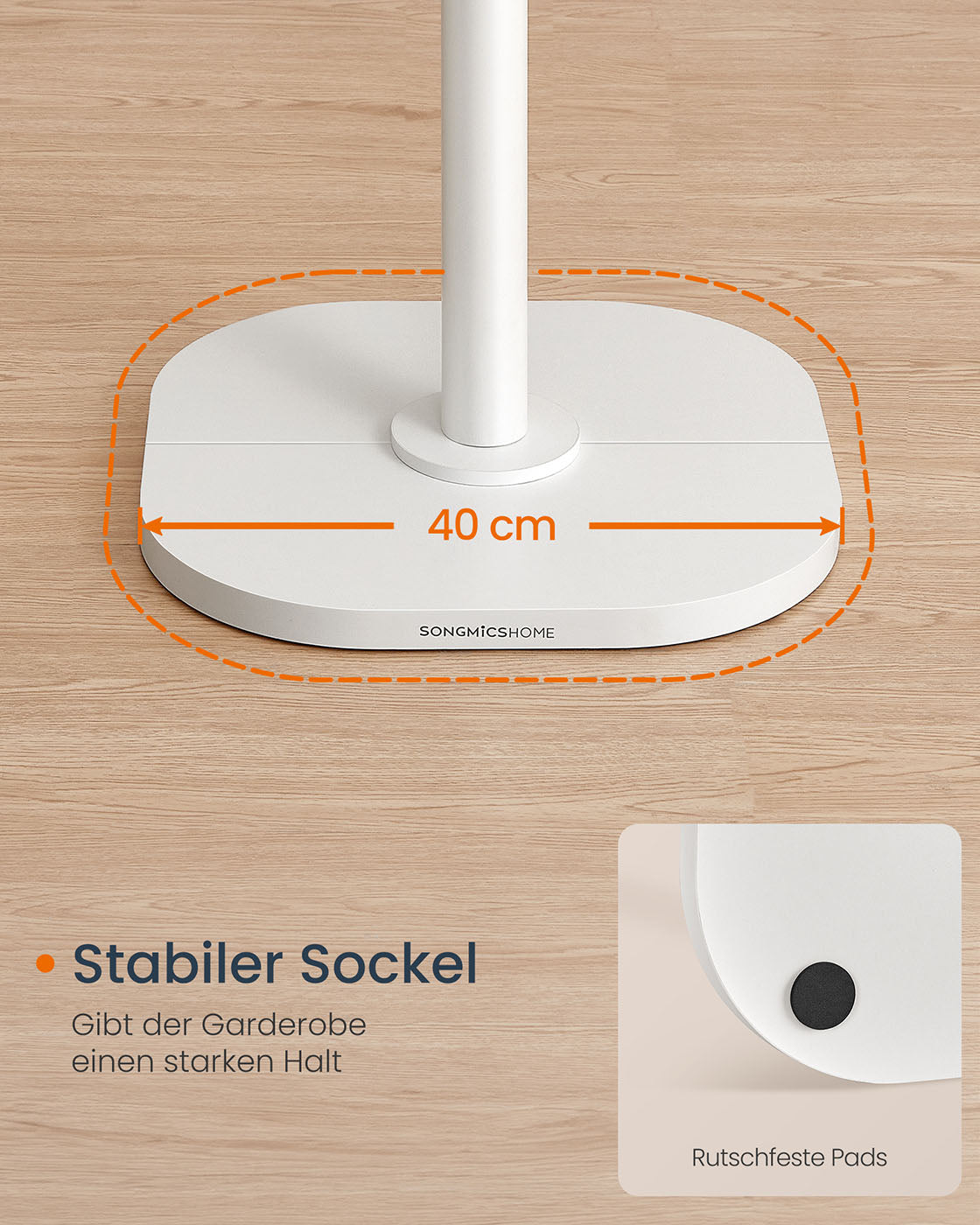 Molnigt vitt kappställ i kaktusform