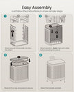 Kitchen Bin - With Pedal and Soft-Close Lid