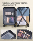 Koffer - 55 x 36 x 20 cm - Inktzwart - 2,8 kg - Maximaal draagvermogen 8 kg