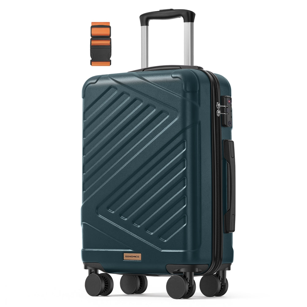 Hard Shell Suitcase Cabin TSA Lock Spinner Wheels - ABS Plastic and PA Plastic