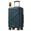Hard Shell Suitcase Cabin TSA Lock Spinner Wheels - ABS Plastic and PA Plastic