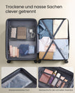 Koffer - 75 x 50 x 30 cm - Inktzwart - 4,9 kg - Maximaal draagvermogen 18 kg
