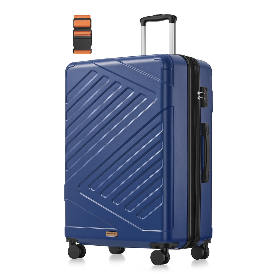 Koffer - 75 x 50 x 30 cm - Havenblauw - Gewicht 4,9 kg - Maximaal draagvermogen 18 kg