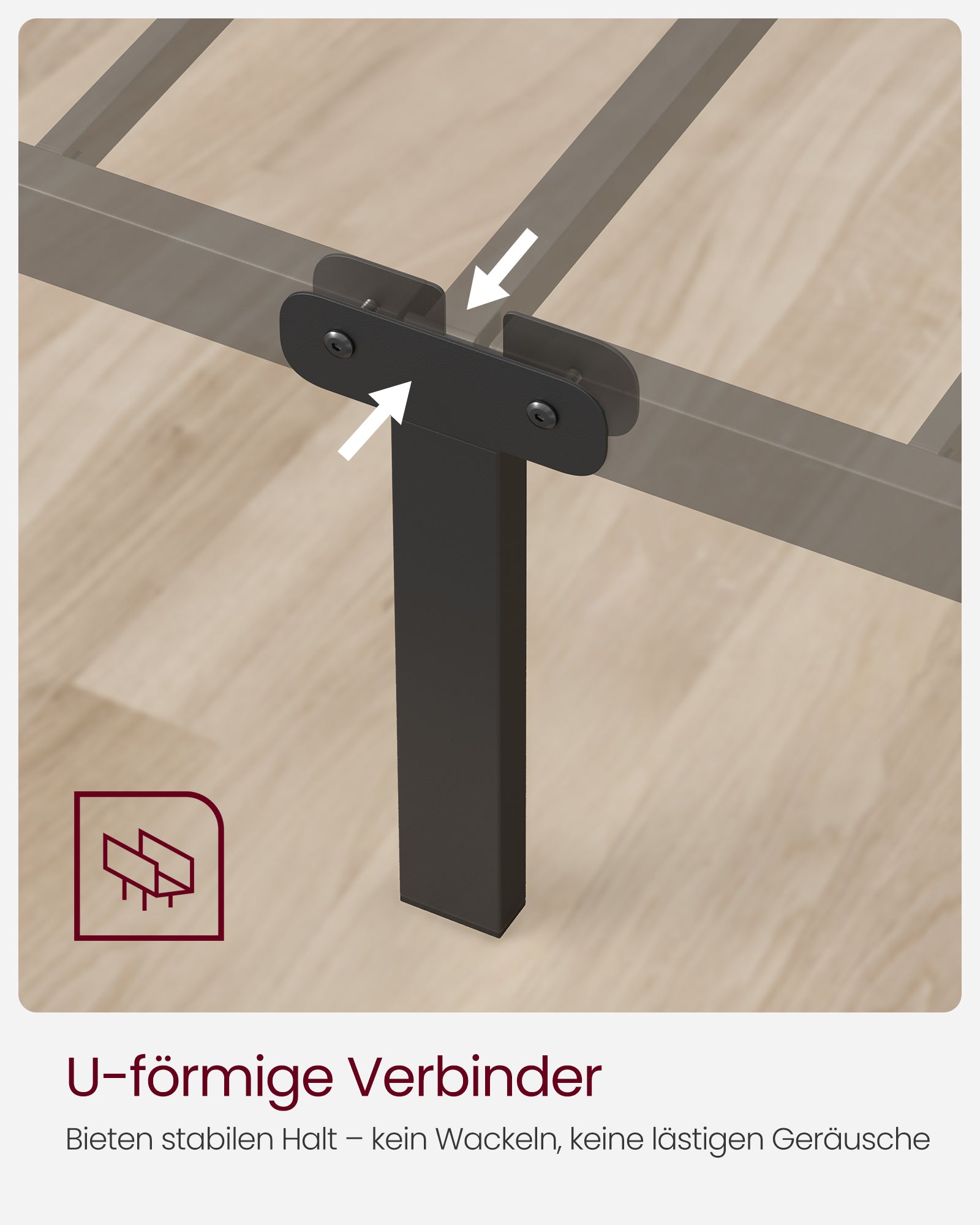 Säng 140 x 200 cm – kraftig pulverlackerad metall – bläcksvart