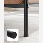Double Bed - Metal Bed Frame - 140 x 200 cm - Svart