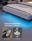 Bed Frame - Metal with LED and Charging Station