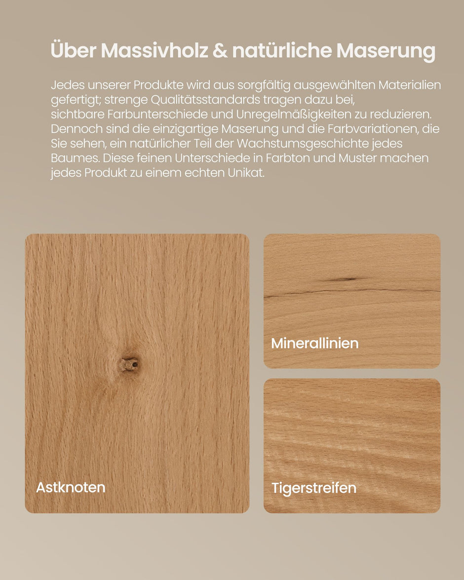 Bedframe - Van Massief Beukenhout - Hoofdbord met LED en USB - Naturel - 221,2 x 164,5 x 78 cm